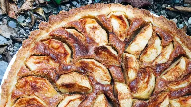 Apfelkuchen, gerne auch glutenfrei